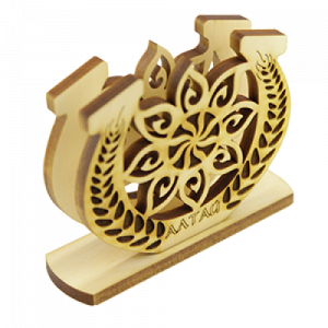 Салфетница Подкова с Рунами (знак Солнце)